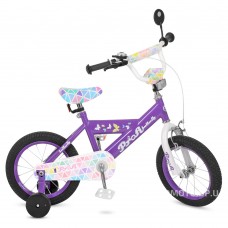 Велосипед детский PROF1 14Д. L14132 Butterfly 2 (сиреневый)